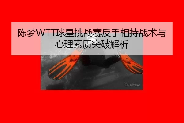 陈梦WTT球星挑战赛反手相持战术与心理素质突破解析